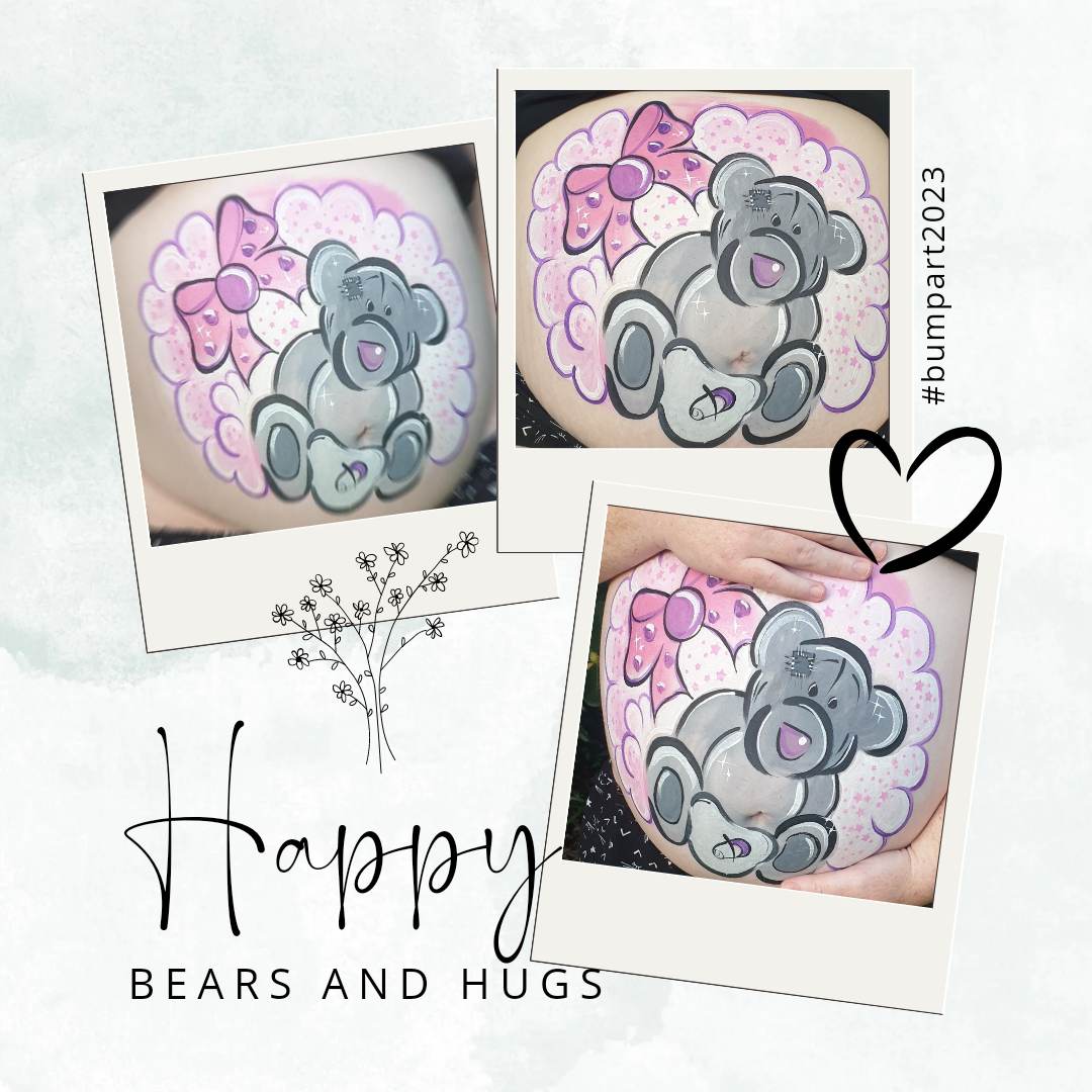 Baby bump painting